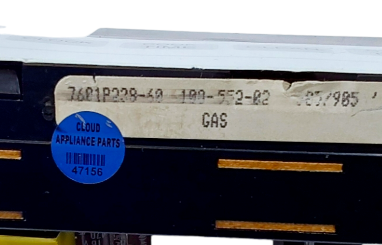 OEM Whirlpool Range Control Board 7601P228-60 Same Day Ship & 60 Days Warranty**