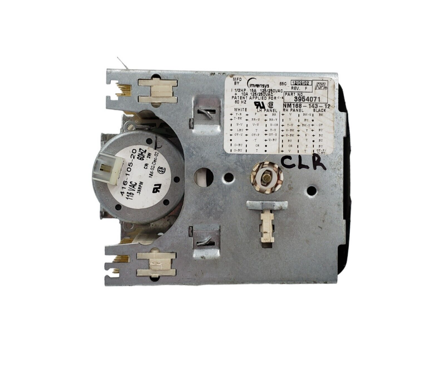 Genuine Whirlpool Washer Timer 3954071 Same Day Shipping & **60 Days Warranty**