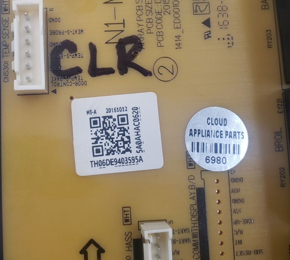 Genuine Samsung Oven Control Board DE94-03595A Same Day Ship & *60 Days Warranty
