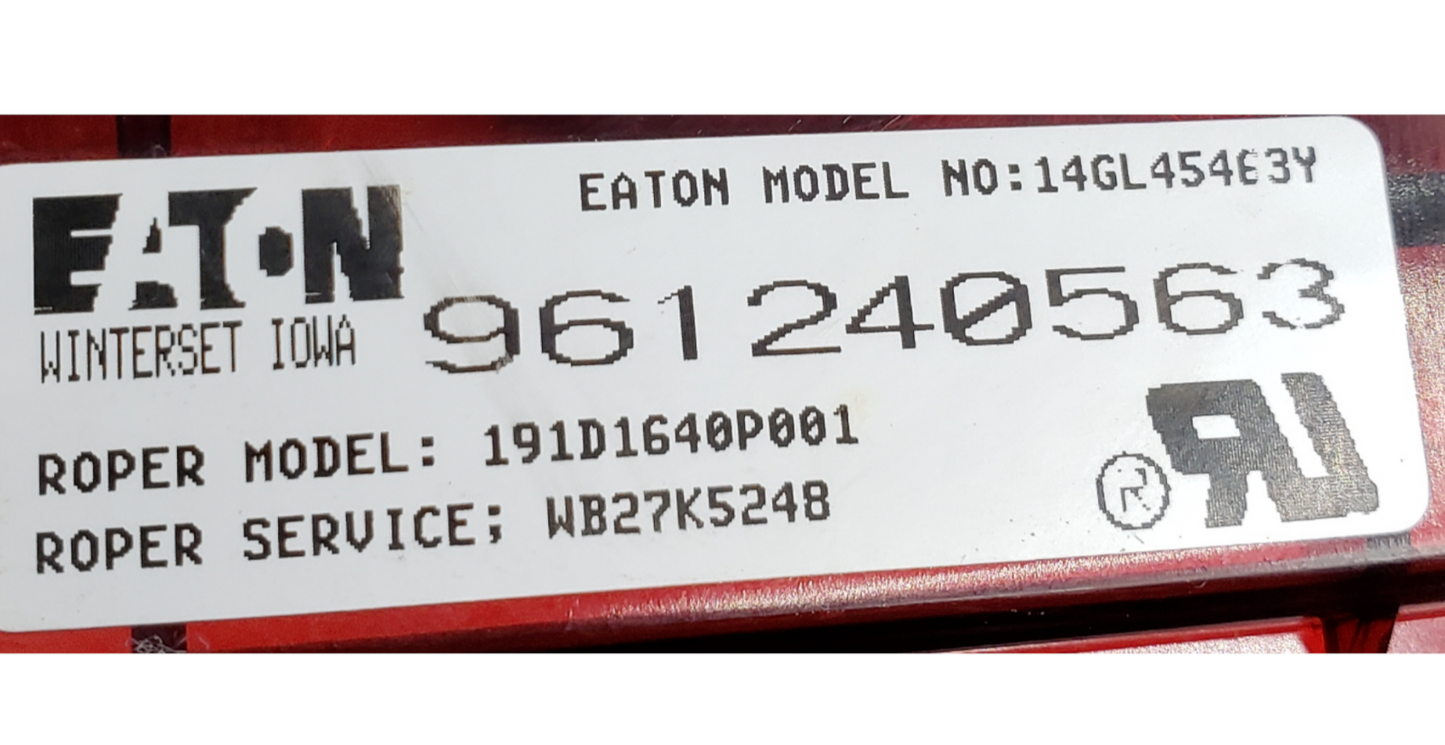 Genuine GE Range Control Board 191D1640P001 Same Day Shipping & 60 Days Warranty