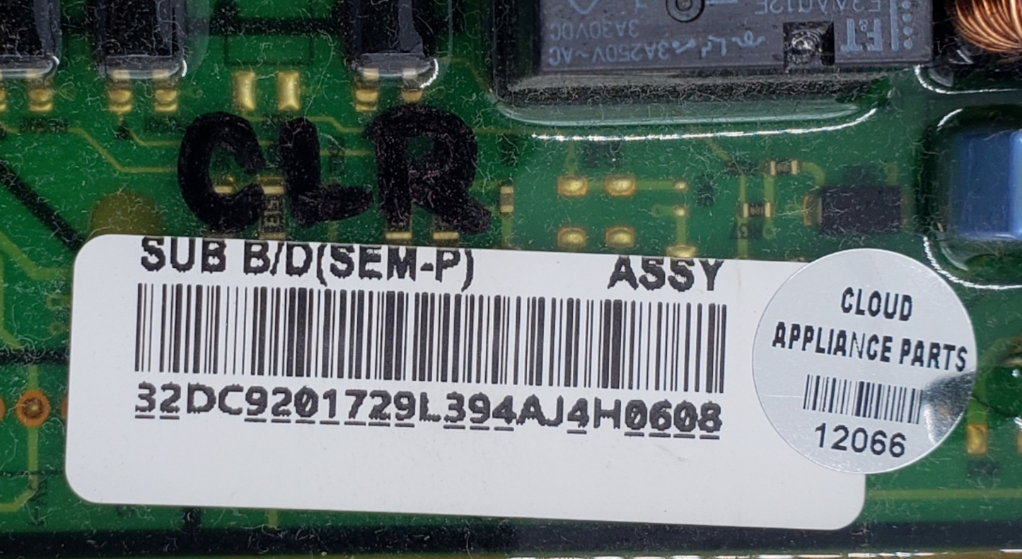 Genuine Samsung Dryer Control Board DC92-01729L Same Day Ship & 60 Days Warranty