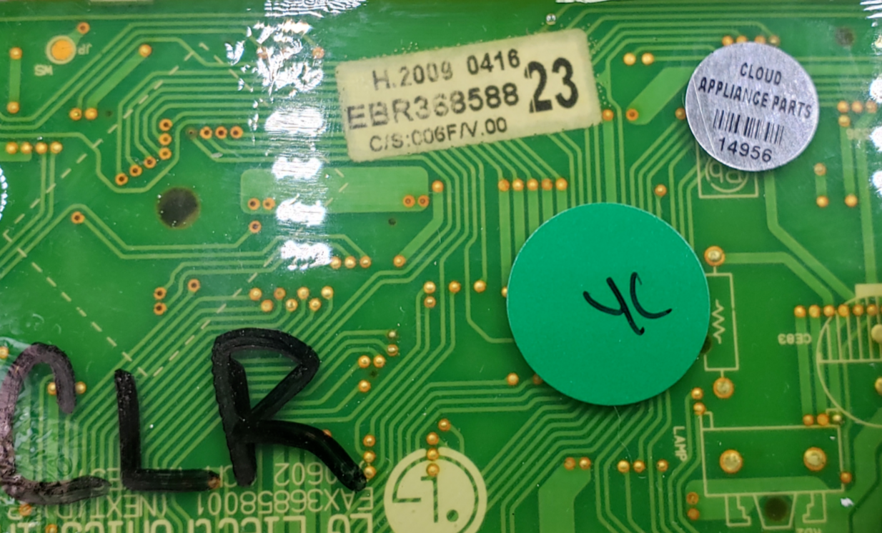 Genuine LG Dryer Control Board EBR36858823 *Same Day Shipping & 60 Days Warranty