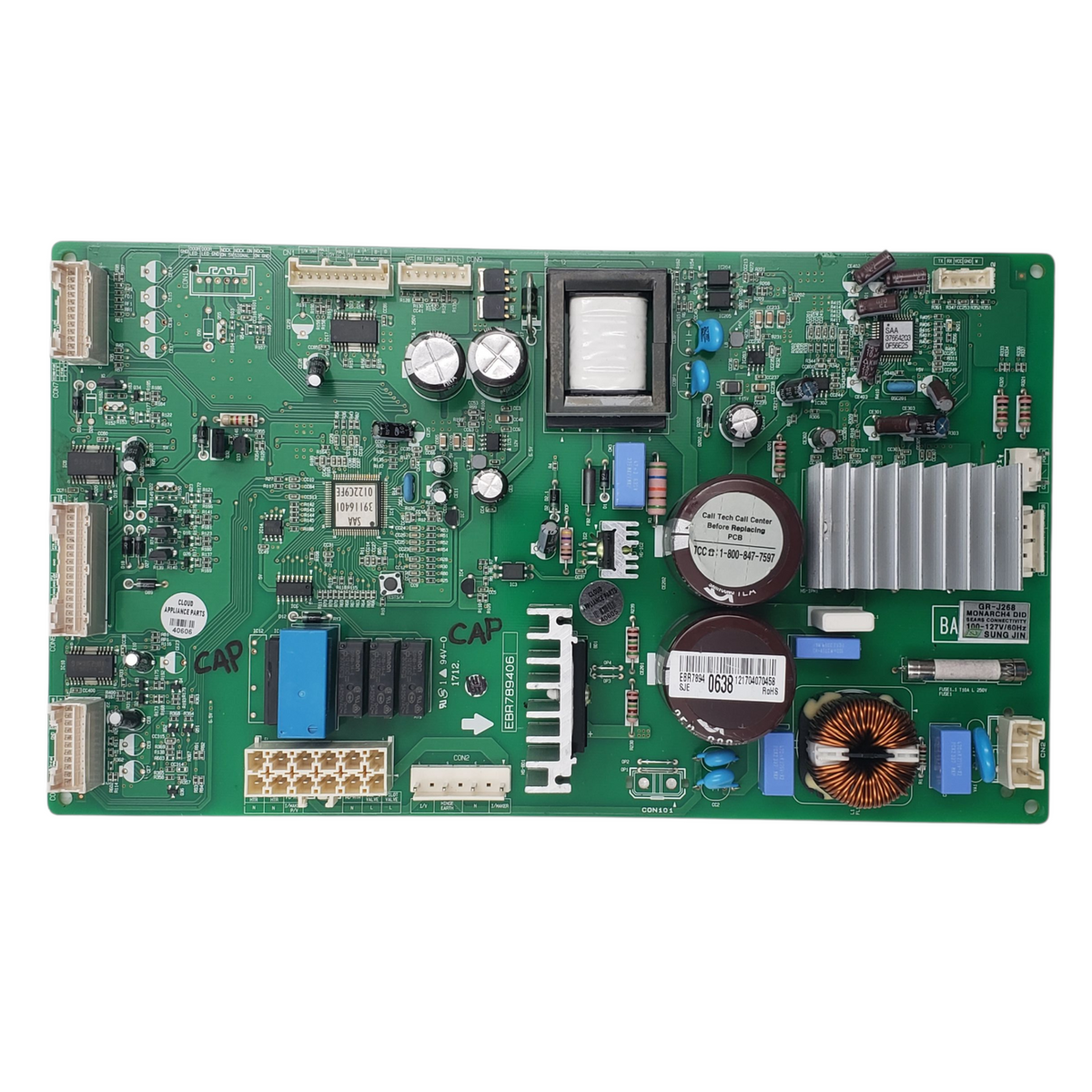 LG Genuine Fridge Control Board EBR78940638 Same Day Shipping & 60 Days Warranty