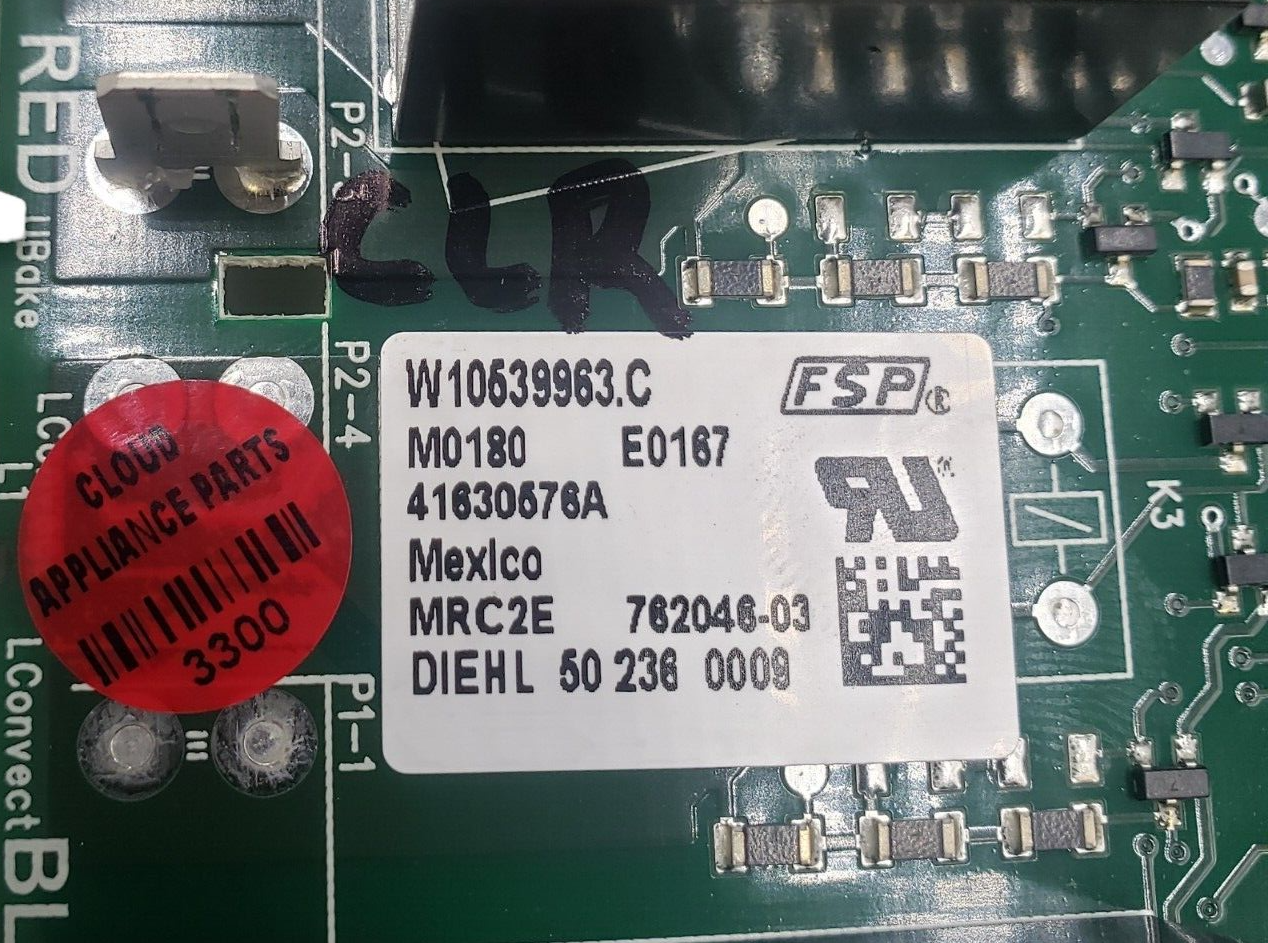 Genuine Whirlpool Oven Control Board W10539963 Same Day Ship & *60 Days Warranty