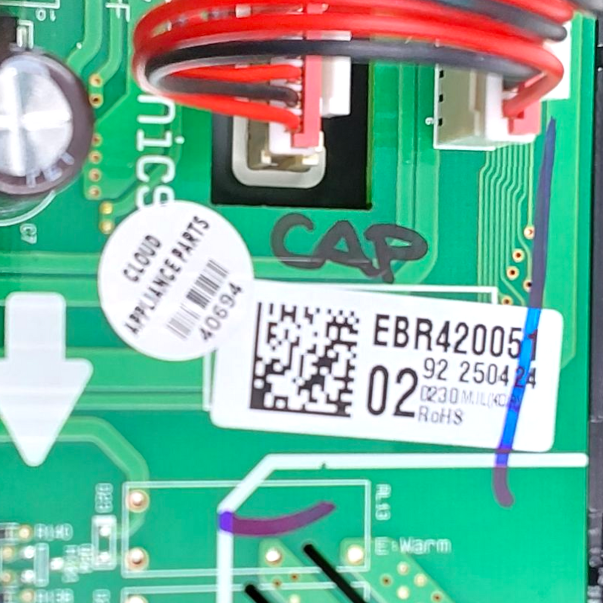 LG New Gas Range Control Board EBR42005102 Same Day Shipping & 60 Days Warranty*