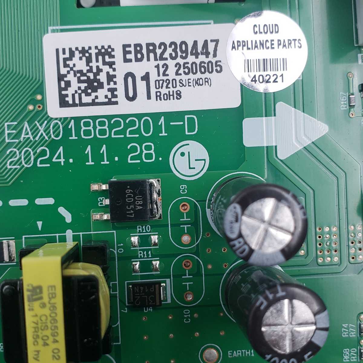 LG Genuine Range Control Board EBR23944701 *Same Day Shipping & 60 Days Warranty