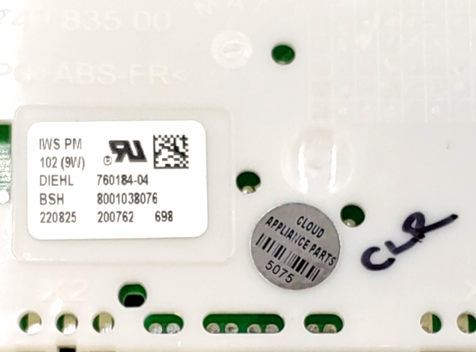 New Bosch Refrigerator Control Board 8001038076 Same Day Ship & 60 Days Warranty