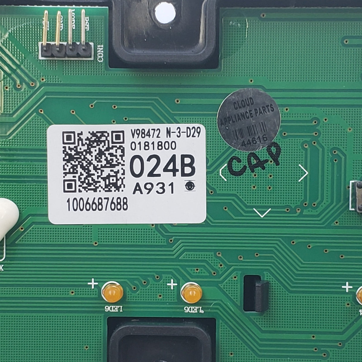 Laundrylux New Dryer Control Board 0181800024B  Same Day Ship & 60 Days Warranty