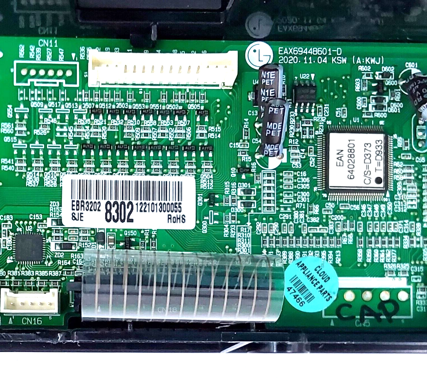New LG Range Control Board Assembly EBR32028302 Same Day Ship & 60 Days Warranty