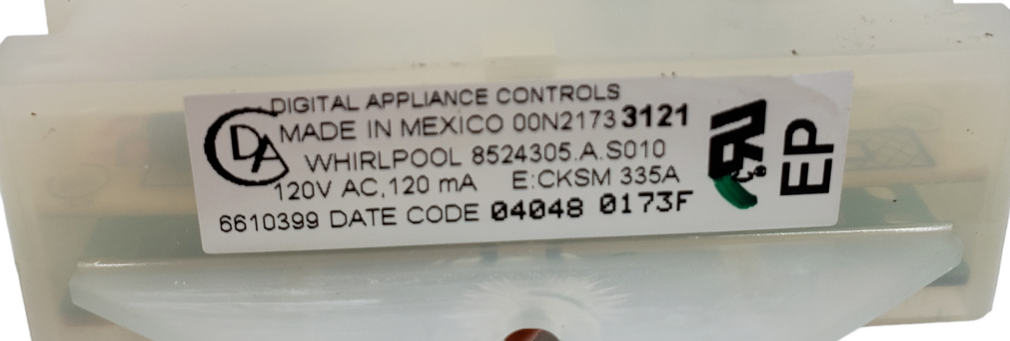 Genuine Whirlpool Range Control Board 8524305 *Same Day Ship & 60 Days Warranty*