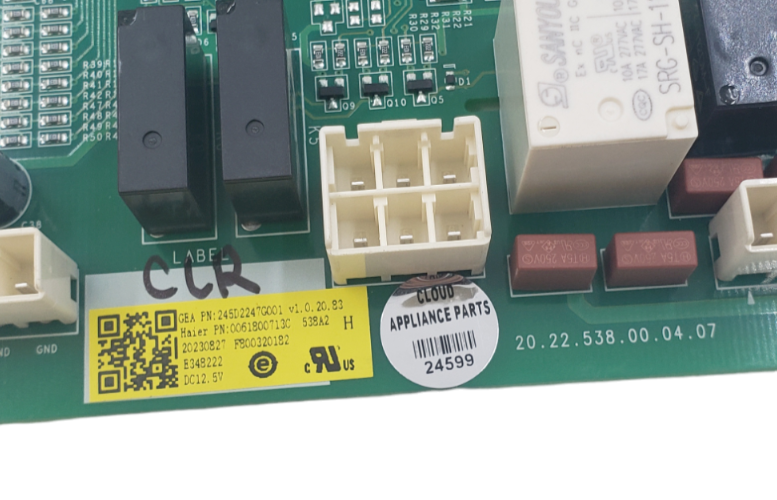 New GE Fridge Control Board 245D2247G001 *Same Day Shipping & 60 Days Warranty**