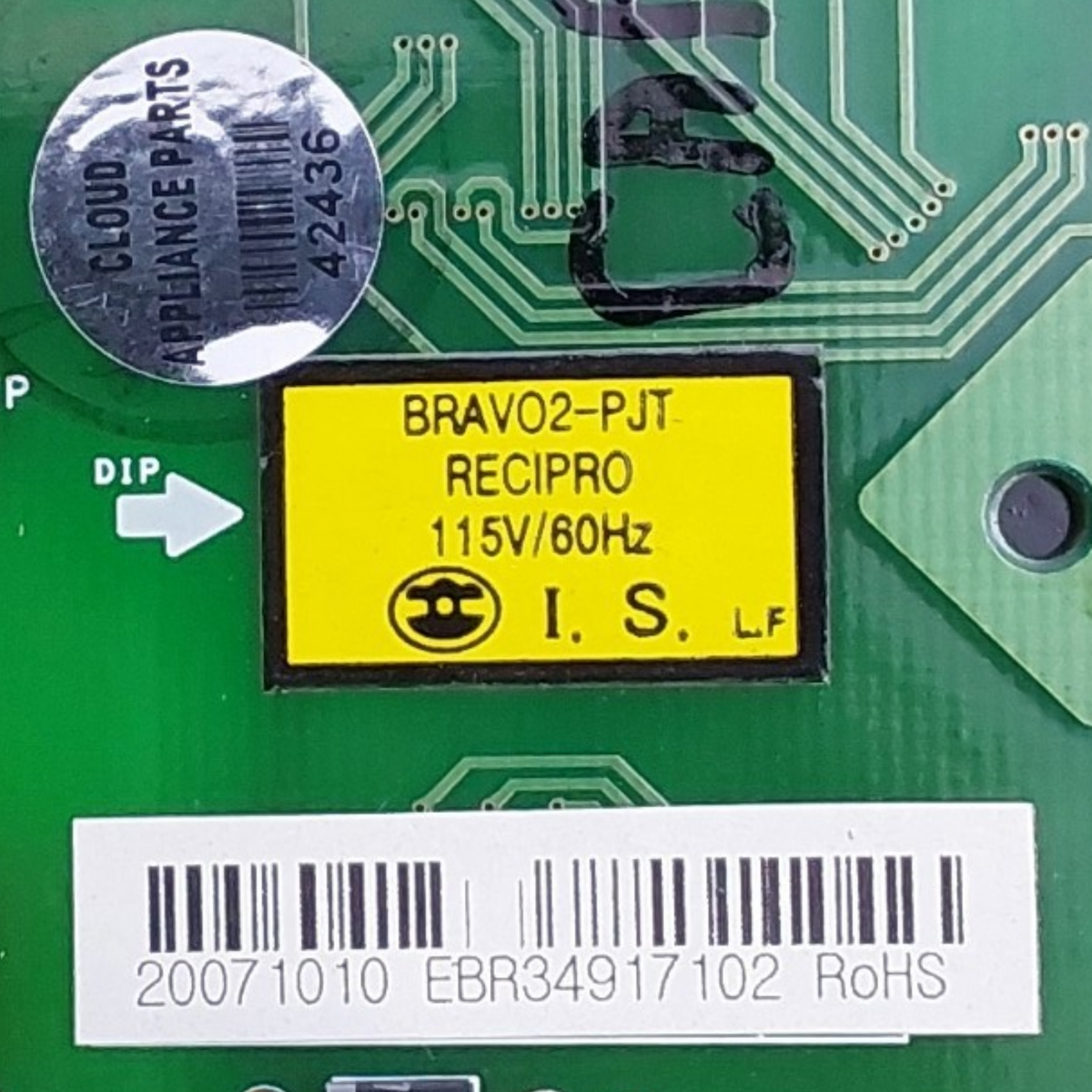 LG Genuine Fridge Control  Board EBR34917102 *Same Day Ship & 60 Days Warranty**