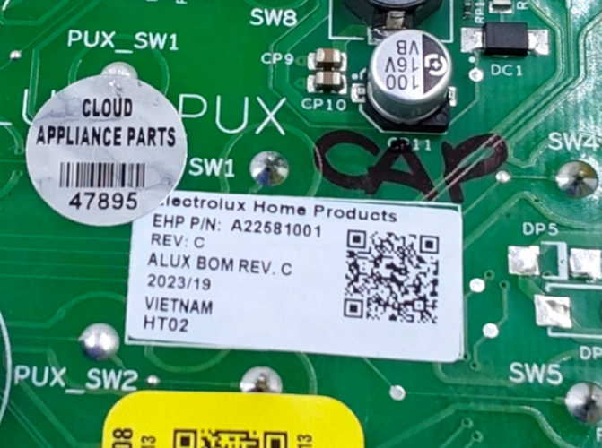 OEM Frigidaire Range Control Board A22581001  Same Day Ship & 60 Days Warranty**