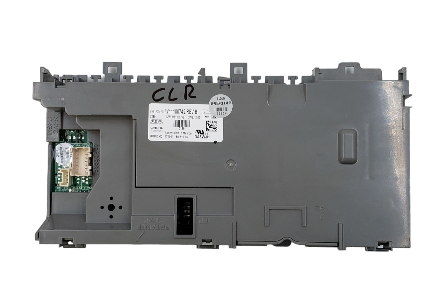 Genuine Whirlpool Dishwasher C. Board W11100742 Same Day Ship & 60 Days Warranty