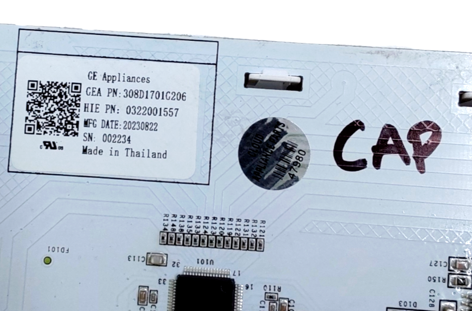 New GE Dryer Interface Board 308D1701G206 *Same Day Shipping & 60 Days Warranty*