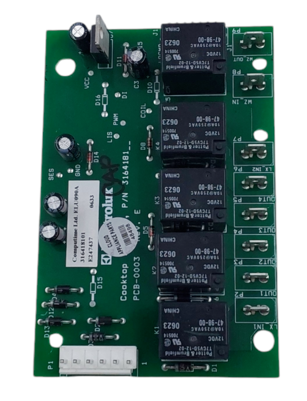 Genuine Frigidaire Range Control Board 31641810 Same Day Ship & 60 Days Warranty