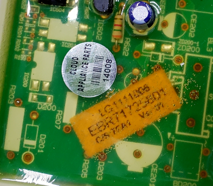 LG Genuine Dryer Control Board EBR71725801 Same Day Shipping & 60 Days Warranty*