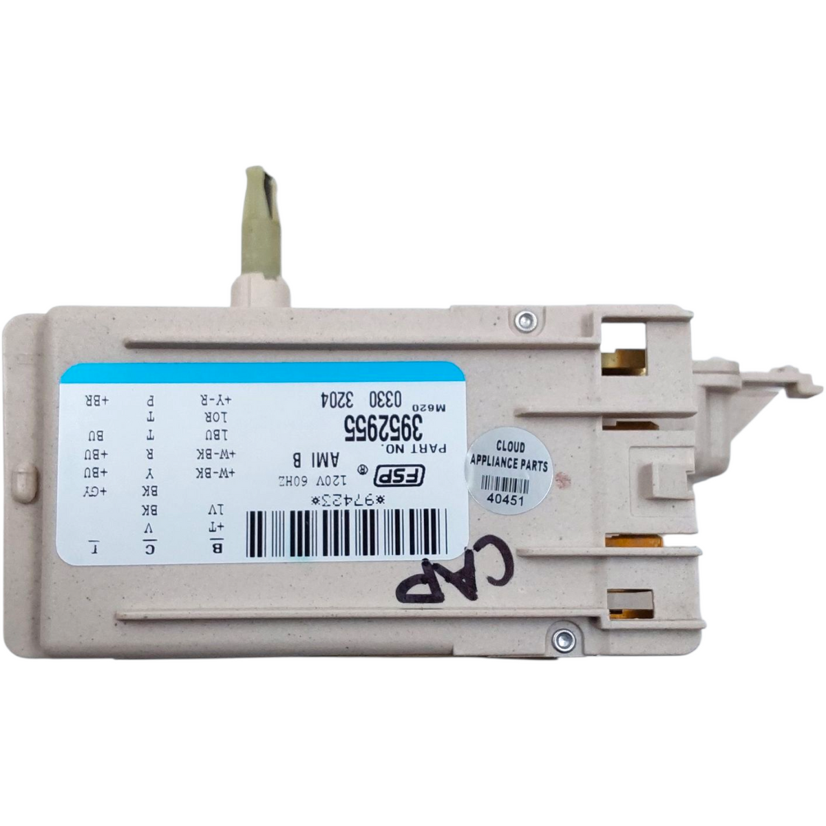 Whirlpool Genuine Washer Timer 3952955 Same  **Day Shipping & 60 Days Warranty**