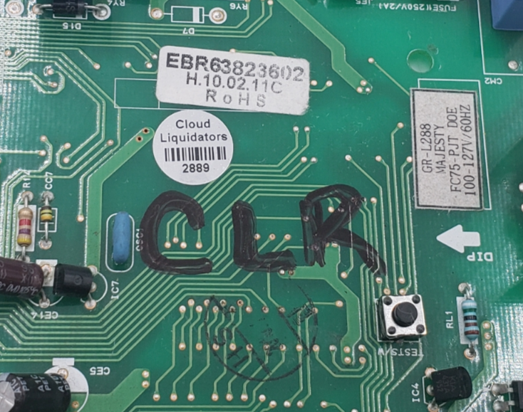 Genuine LG Refrigerator Control EBR63823602 Same Day Shipping & 60 Days Warranty