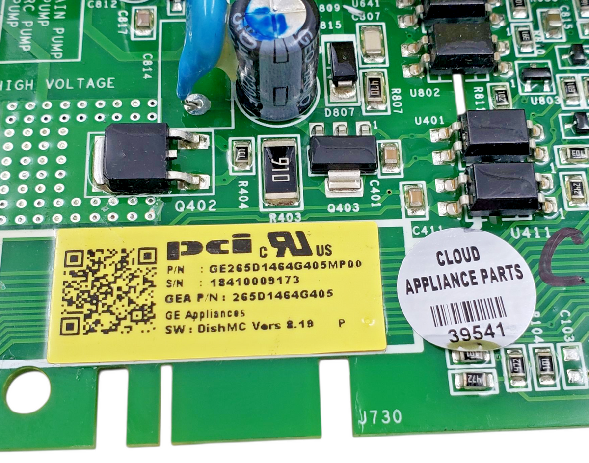 OEM GE Dishwasher Control Board 265D1464G405  *Same Day Ship & 60 Days Warranty*