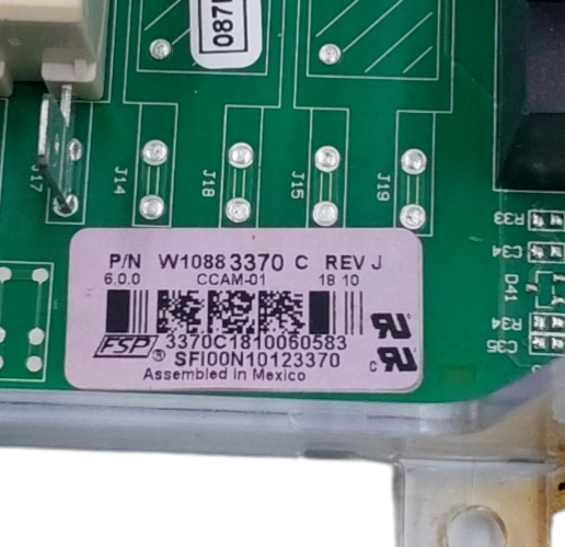 Genuine Whirlpool Oven Control Board W10883370 Same Day Ship & 60 Days Warranty*