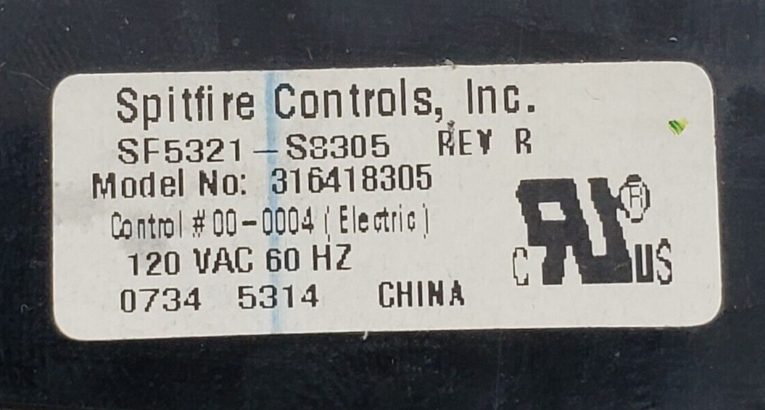 Genuine Frigidaire Oven Control Board 316418305 Same Day Ship & 60 Days Warranty