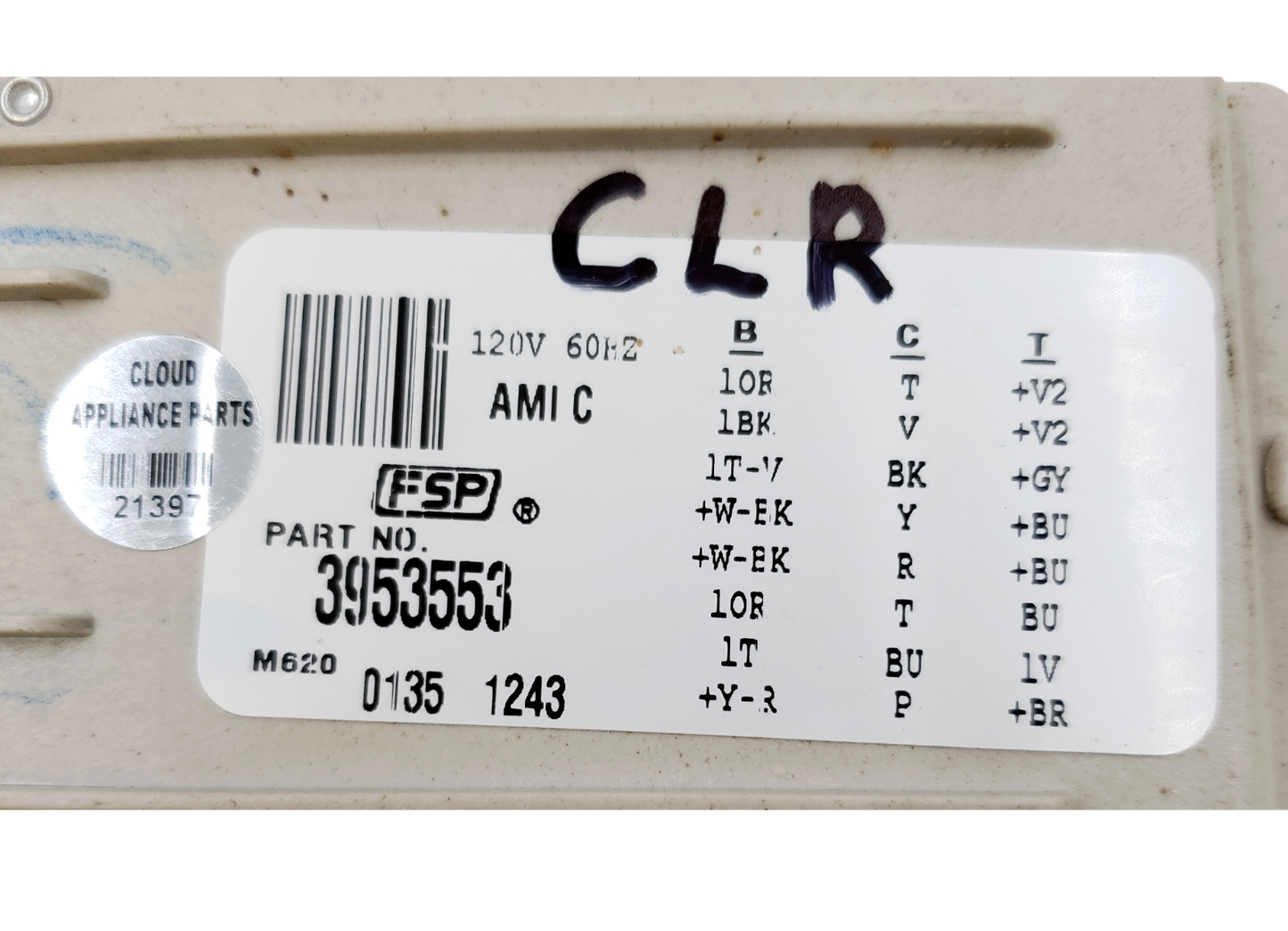 Genuine Whirlpool Washer Timer Assembly 3953553 Same Day Ship & 60 Days Warranty