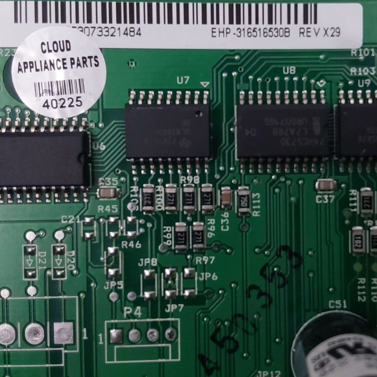 Frigidaire OEM Rangen Control Board 316516530 *Same Day Ship & 60 Days Warranty*