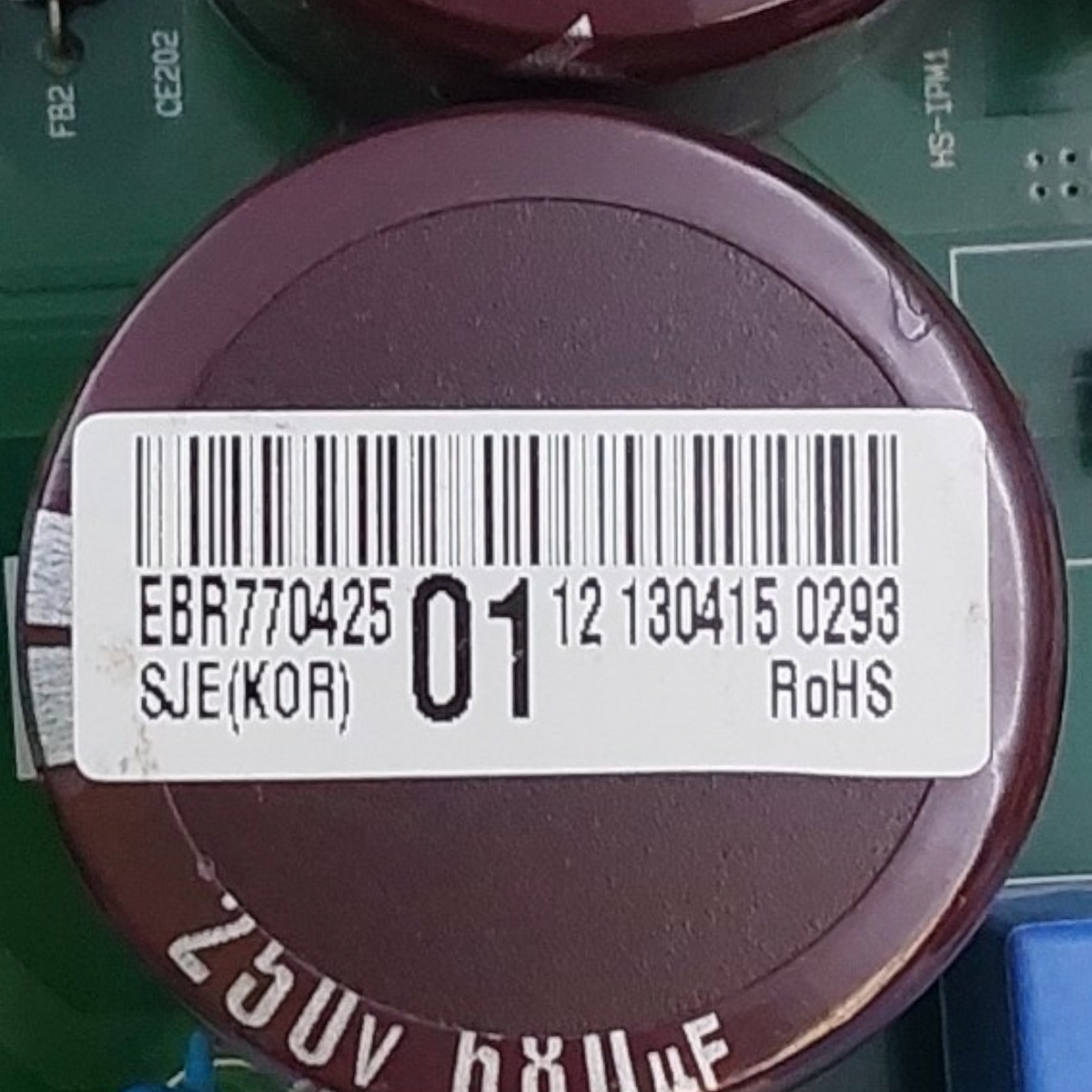 LG Genuine Fridge Control Board EBR77042501 Same Day Shipping & 60 Days Warranty