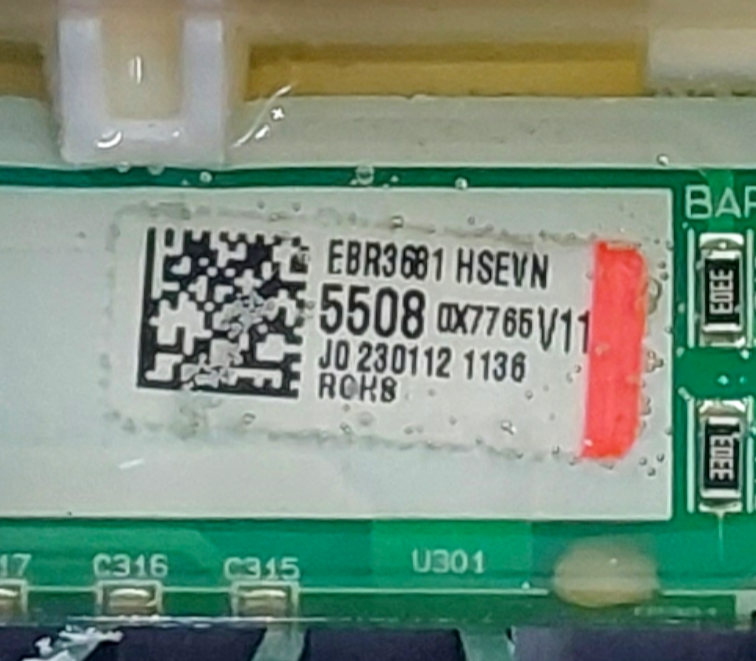 New LG Washer Control Board EBR36815508 **Same Day Shipping & 60 Days Warranty**