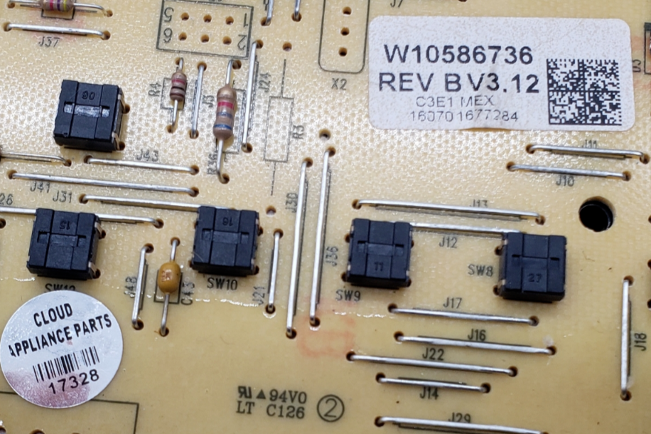 Genuine Whirlpool Oven Control Board W10586736 *Same Day Ship & 60 Days Warranty
