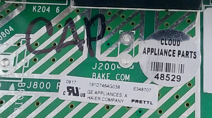 Genuine GE Oven Control Board 191D7464G038  Same Day Shipping & 60 Days Warranty