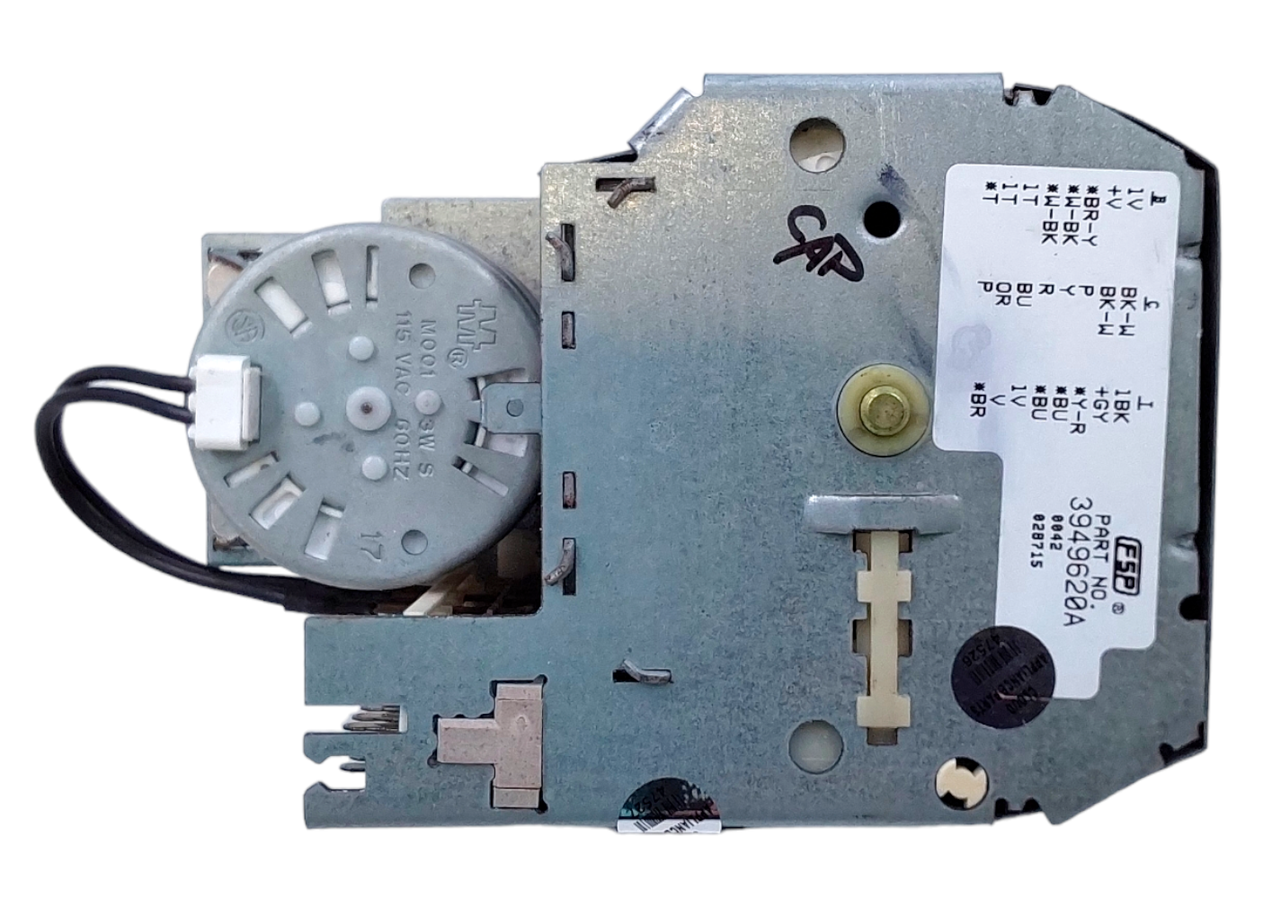 Genuine Whirlpool Washer Machine Timer 3949620 Same Day Ship & 60 Days Warranty*