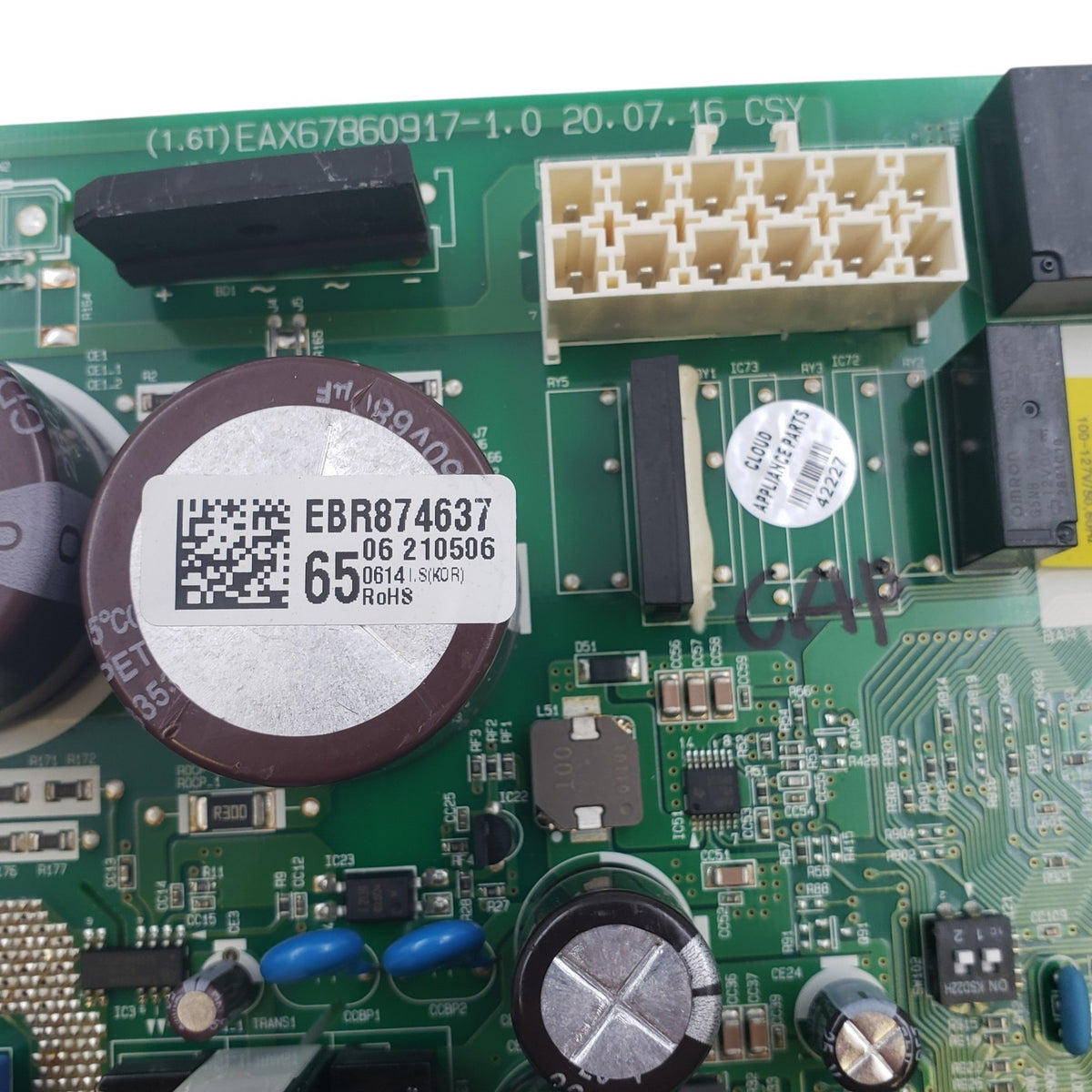 LG Genuine Fridge Control Board EBR87463765 **Same Day Ship & 60 Days Warranty**