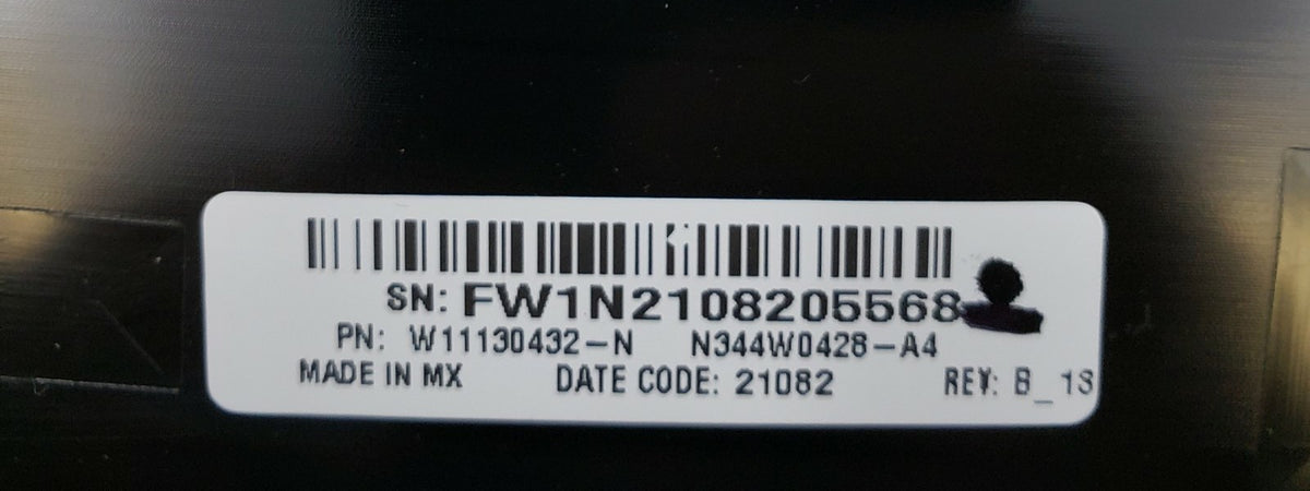 Whirlpool OEM Washer Control Panel W11130432 *Same Day Ship & 60 Days Warranty**