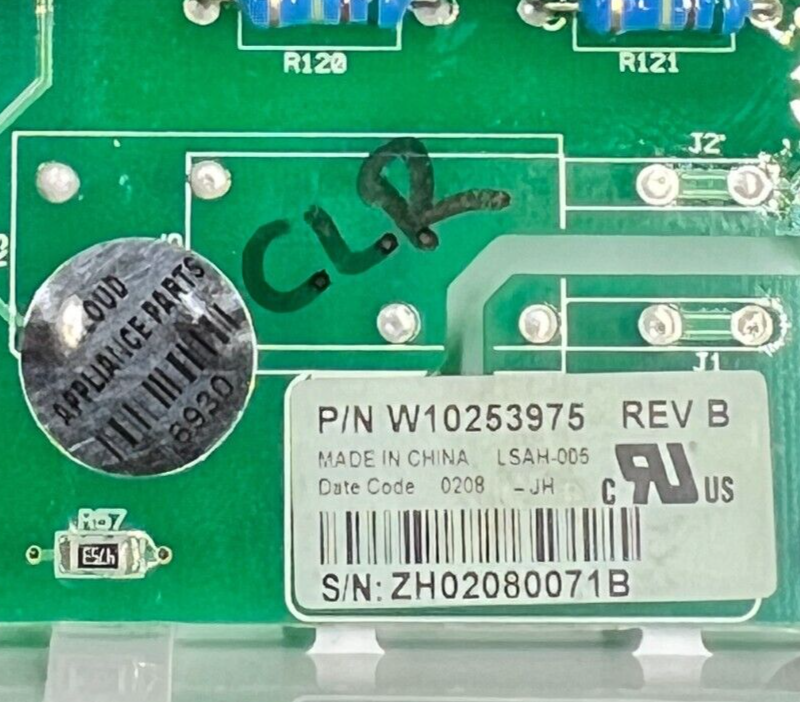 Genuine Whirlpool Dryer Control Board W10253975 Same Day Ship & 60 Days Warranty