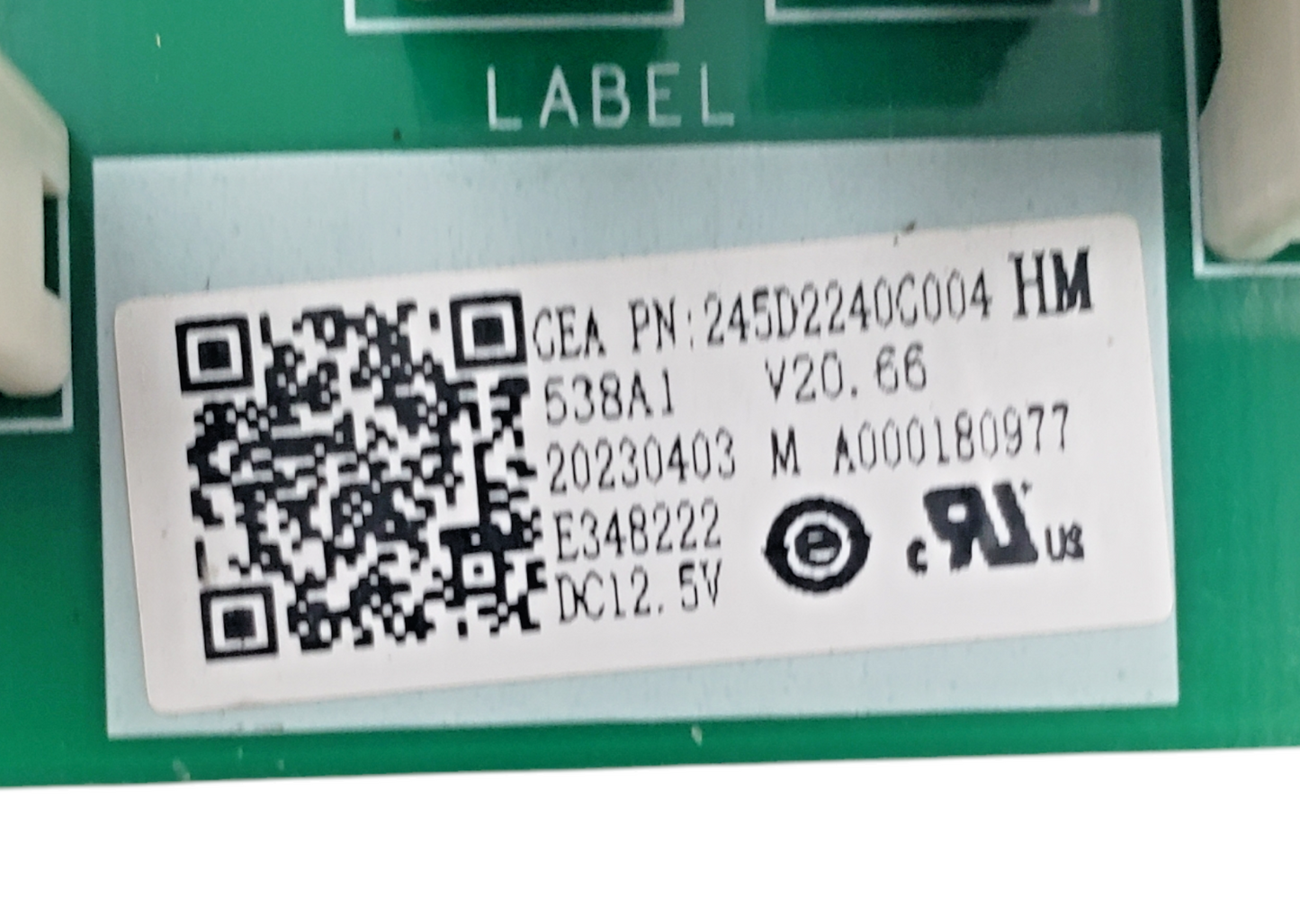 Genuine GE Fridge Control Board 245D2240G004 *Same Day Ship & 60 Days Warranty**