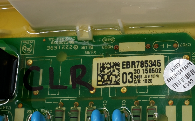 Genuine LG Washer Control Board EBR78534503 Same Day Shipping & 60 Days Warranty