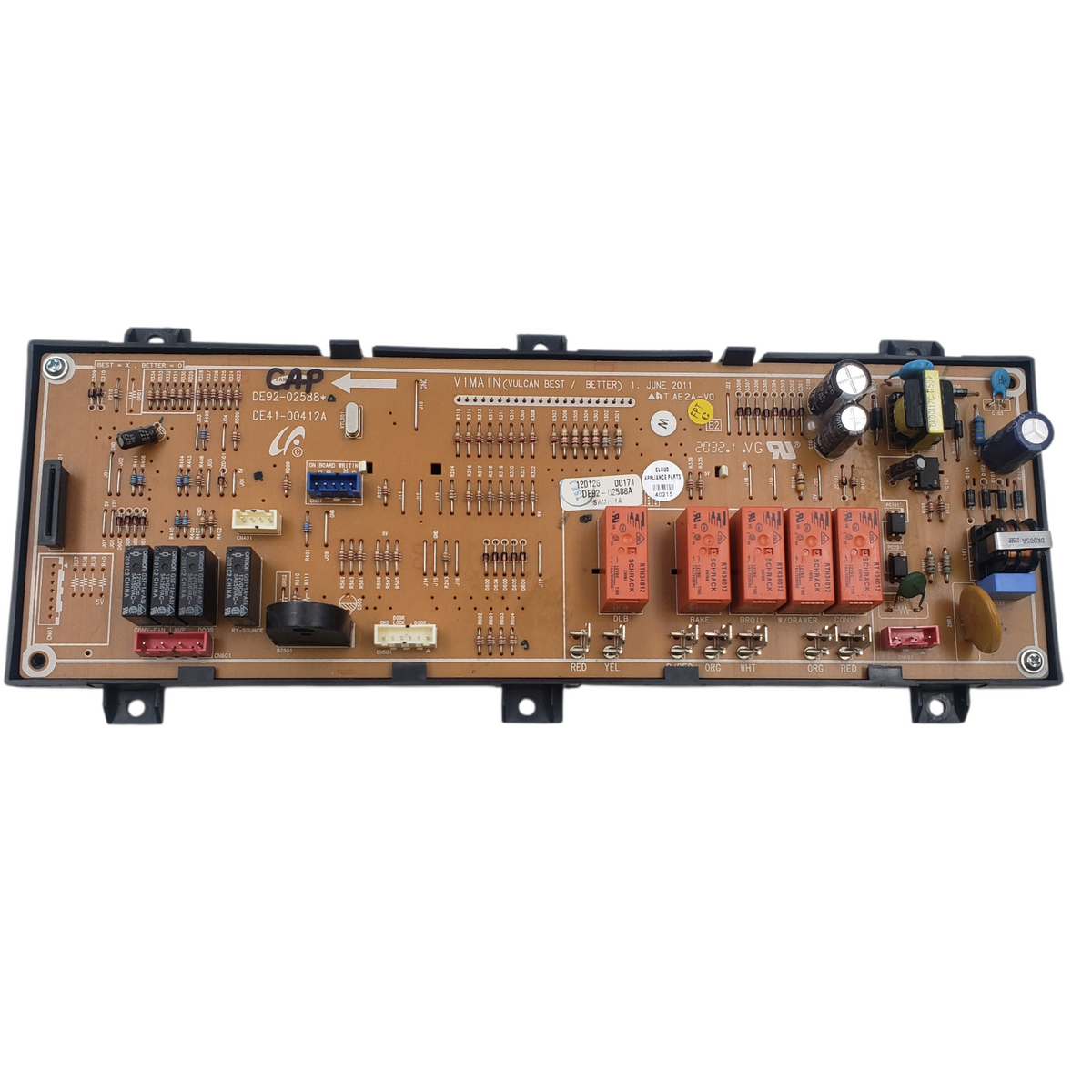 Samsung Genuine Range Control Board DE92-02588A Same Day Ship & 60 Days Warranty