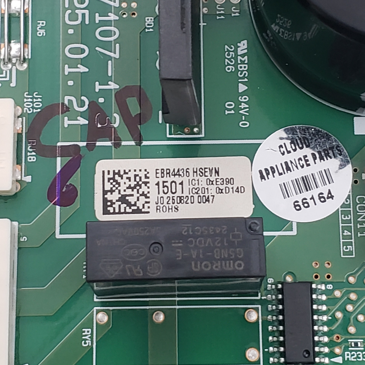 LG New Fridge Control Board EBR44361501 **Same Day Shipping & 60 Days Warranty**