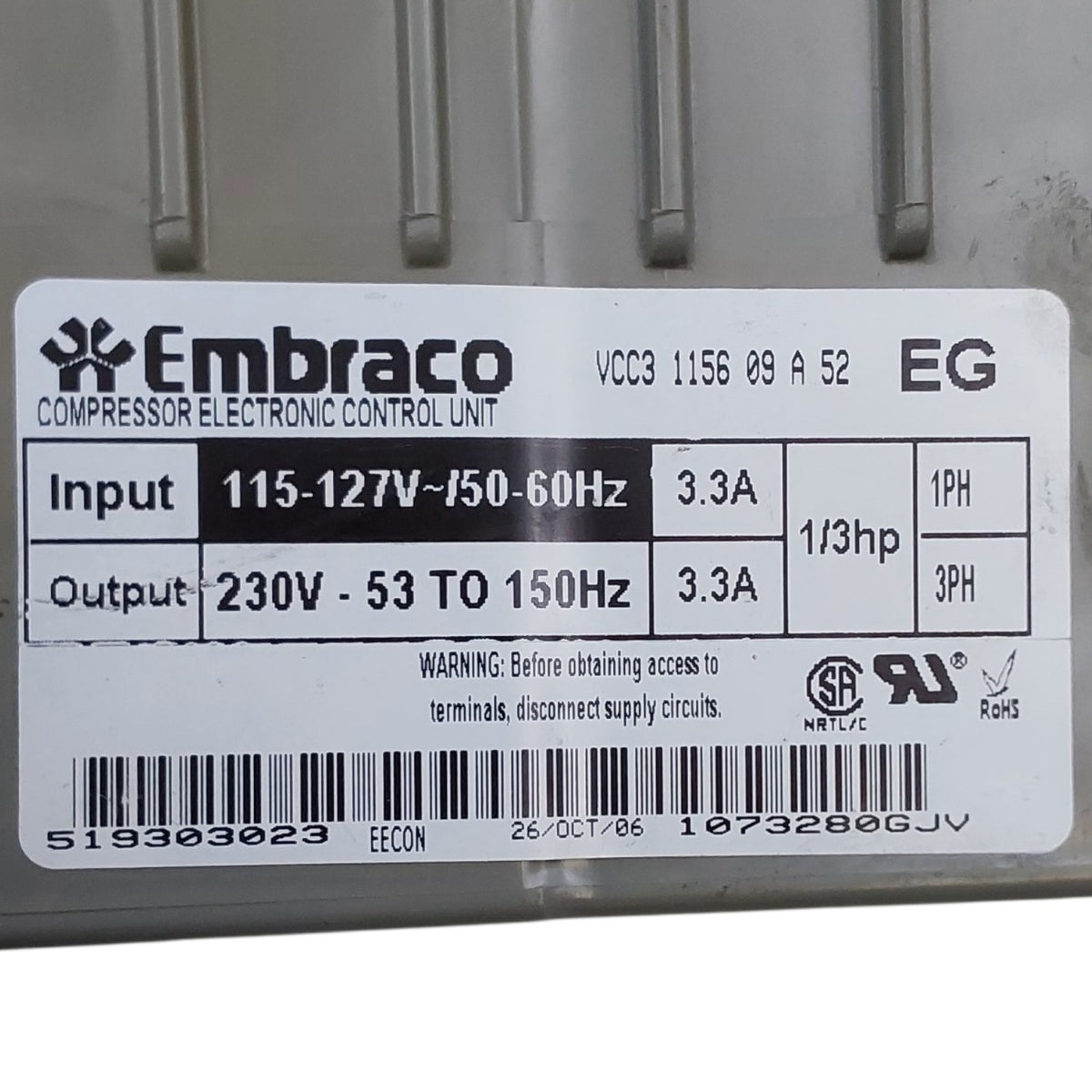 Whirlpool OEM Fridge Control Board 519303023 Same Day Ship & 60 Days Warrant