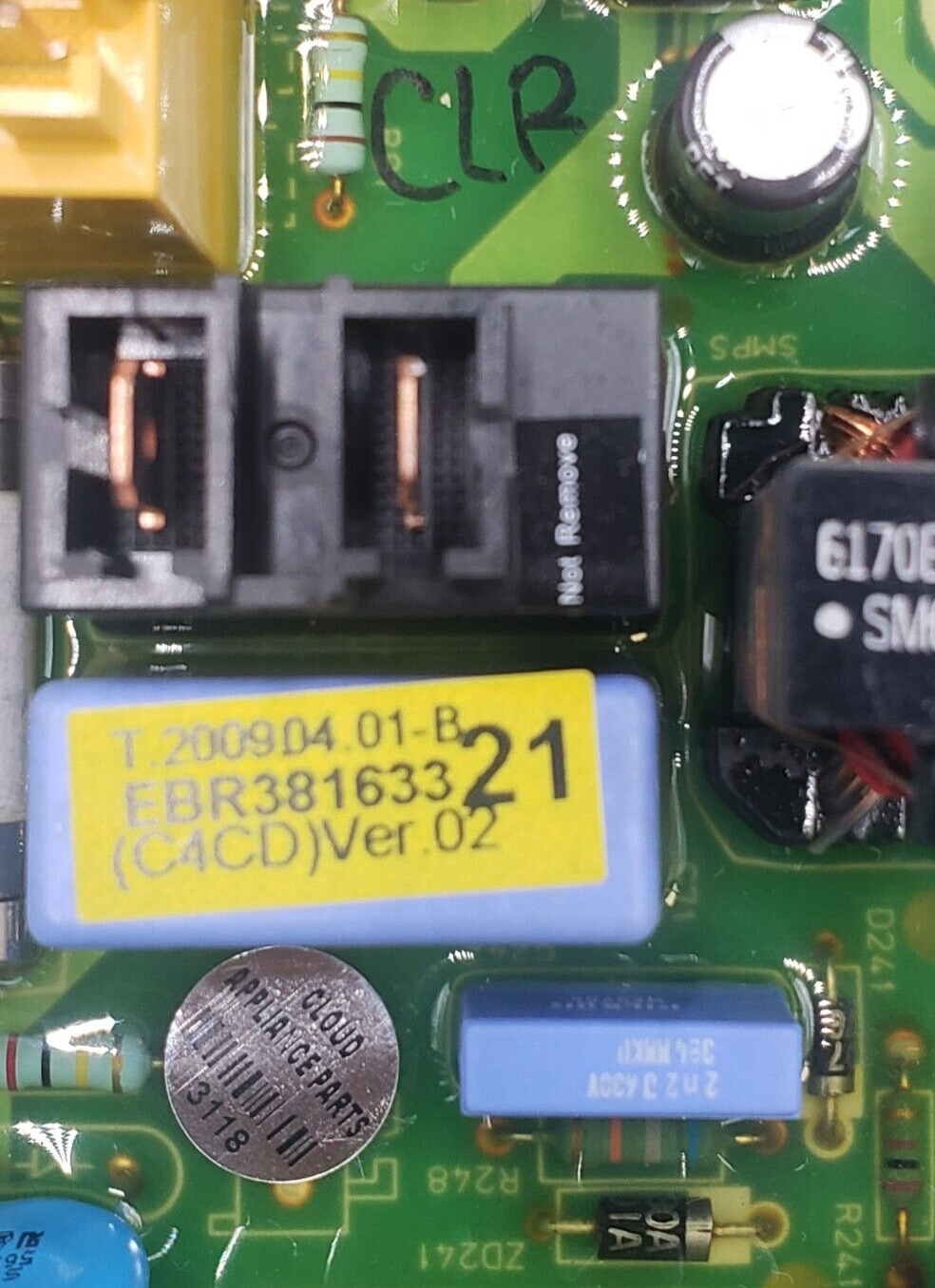 Genuine LG Washer Control Board EBR38163321 Same Day Shipping & 60 Days Warranty