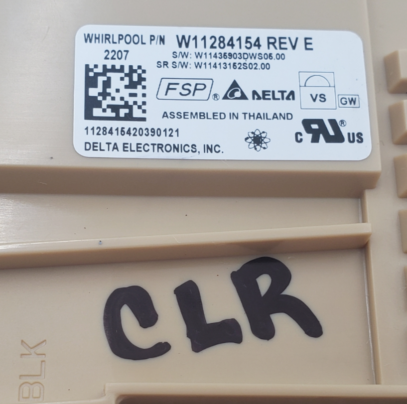 OEM Whirlpool Dishwasher C. Board W11284154 Same Day Shipping & 60 Days Warranty