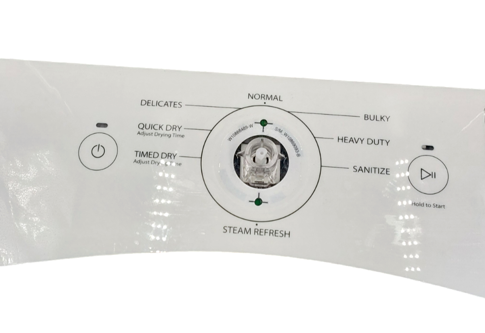Genuine Whirlpool Dryer Control Panel W10895863 Same Day Ship & 60 Days Warranty