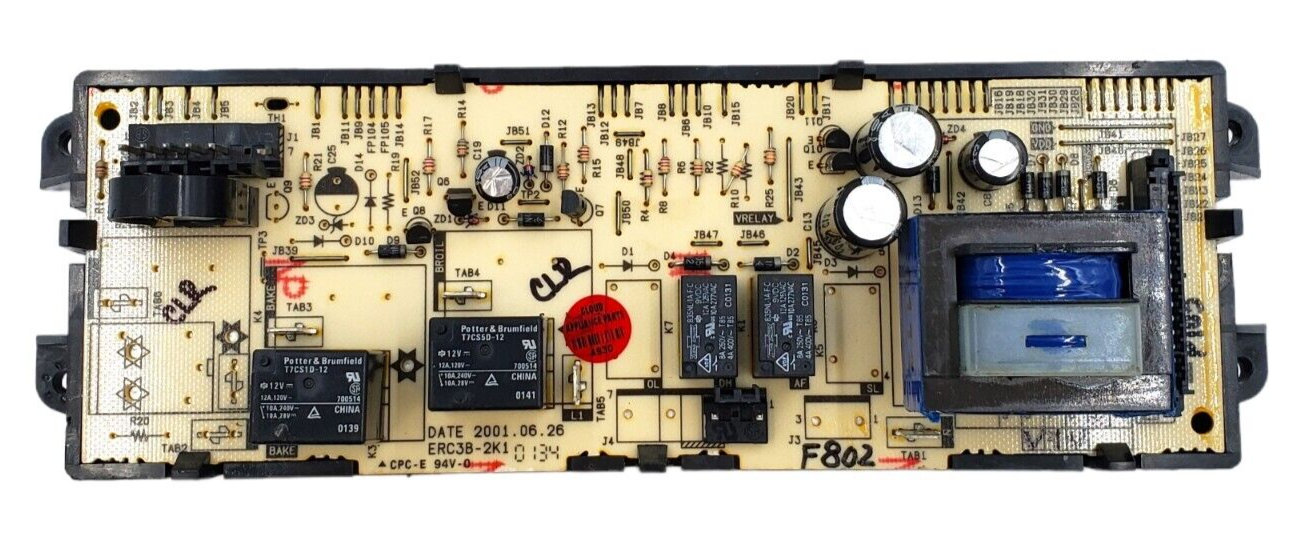 Genuine GE Range Control Board 191D3159P105 Same Day Shipping & 60 Days Warranty