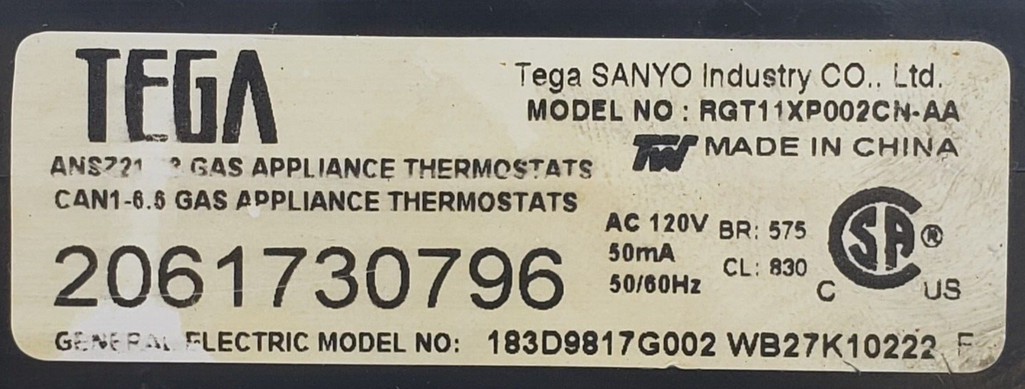 Genuine GE Range Control Board 183D9817G002 Same Day Shipping & 60 Days Warranty