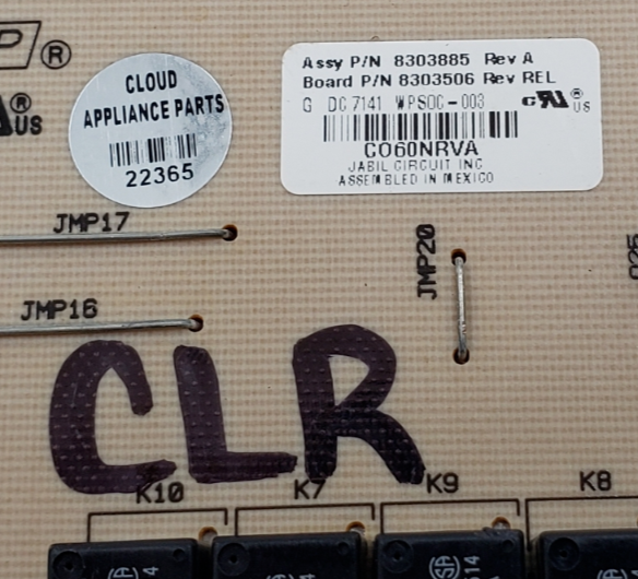 Genuine Whirlpool Oven Control Board 8303885  *Same Day Ship & 60 Days Warranty*
