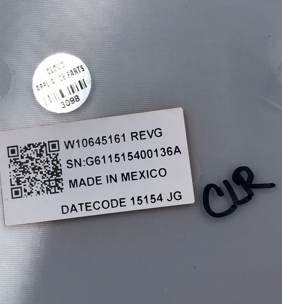 Genuine Whirlpool Washer Control W10645161 Same Day Shipping & *60 Days Warranty
