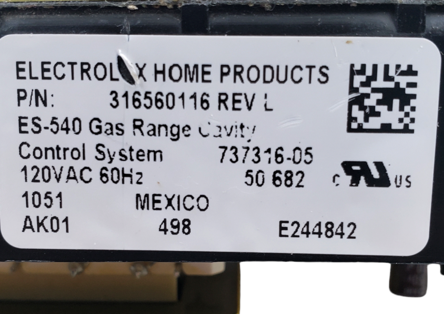 OEM Frigidaire Range Control Board 316560116 **Same Day Ship & 60 Days Warranty*
