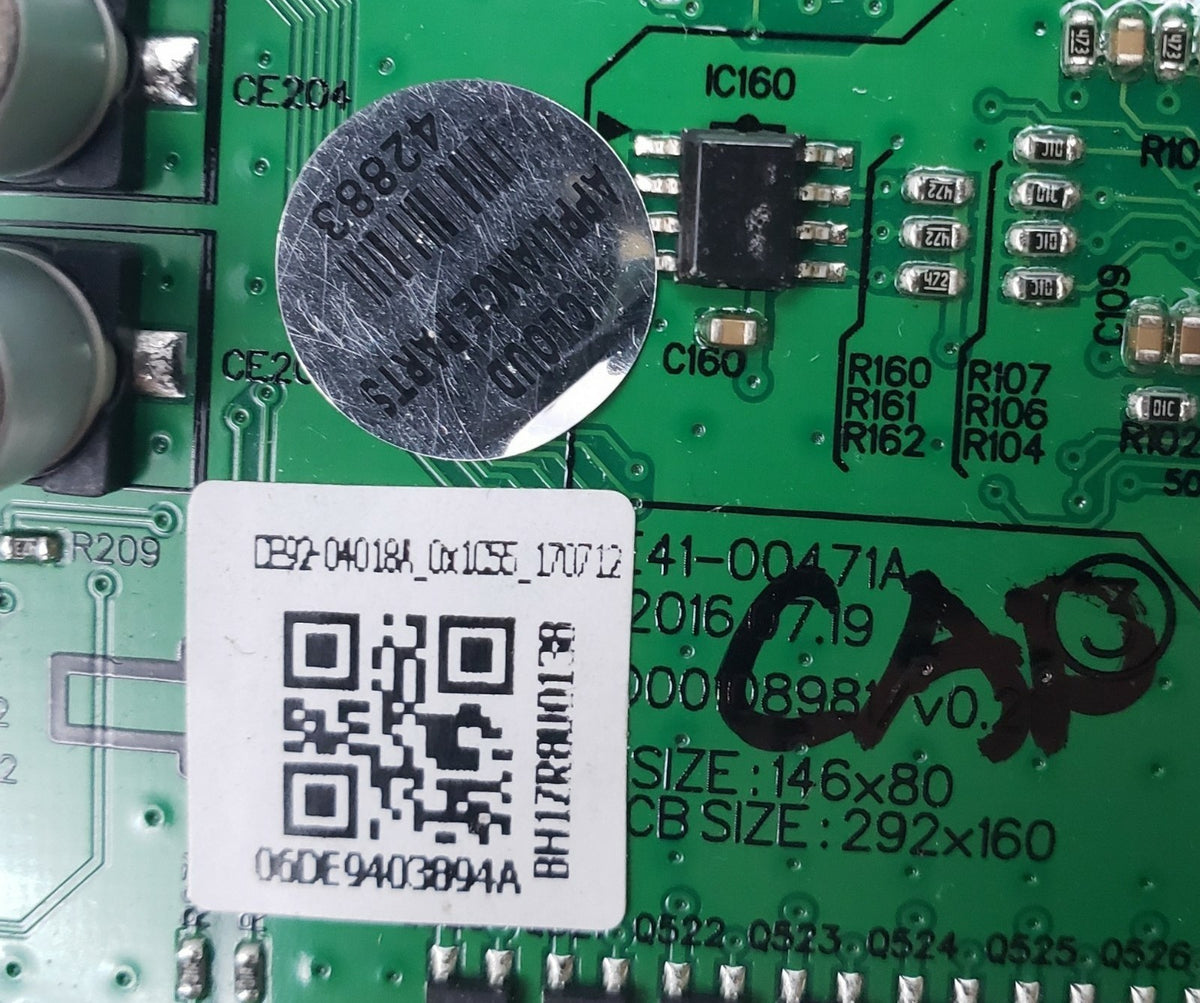 Samsung Genuine Range Control Board DE94-03894A Same Day Ship & 60 Days Warranty
